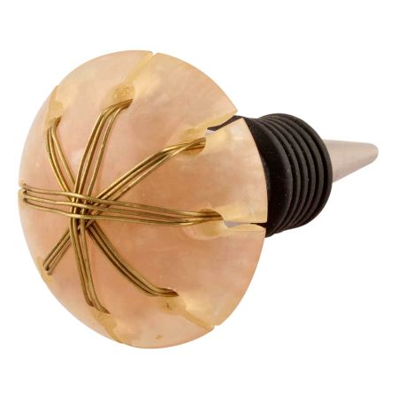 Baby Pink Top Resin Wine Stopper